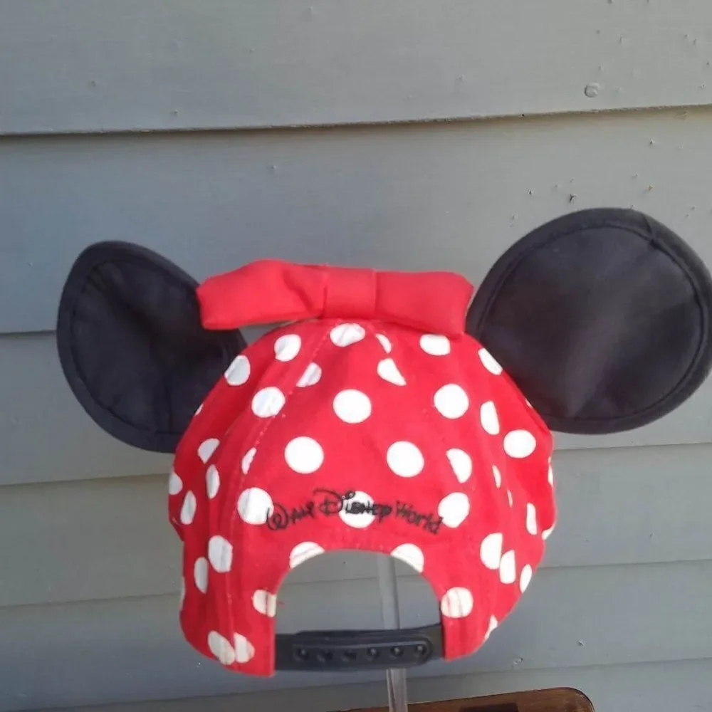 Disney World Minnie Mouse Cap with Ears Youth size